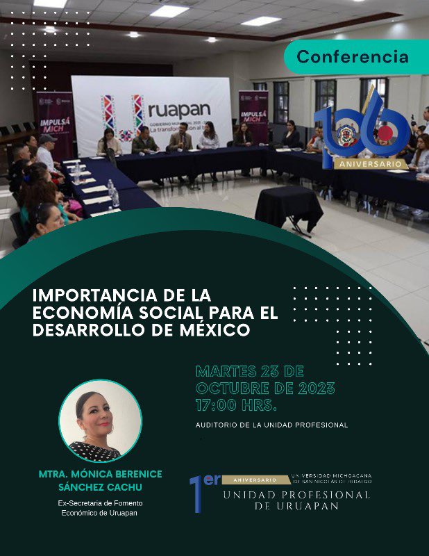 MONICASANCACHU's tweet photo. #URUAPAN Nos vemos mañana en la UNIDAD PROFESIONAL DE URUAPAN https://t.co/gwTmgYcTIR