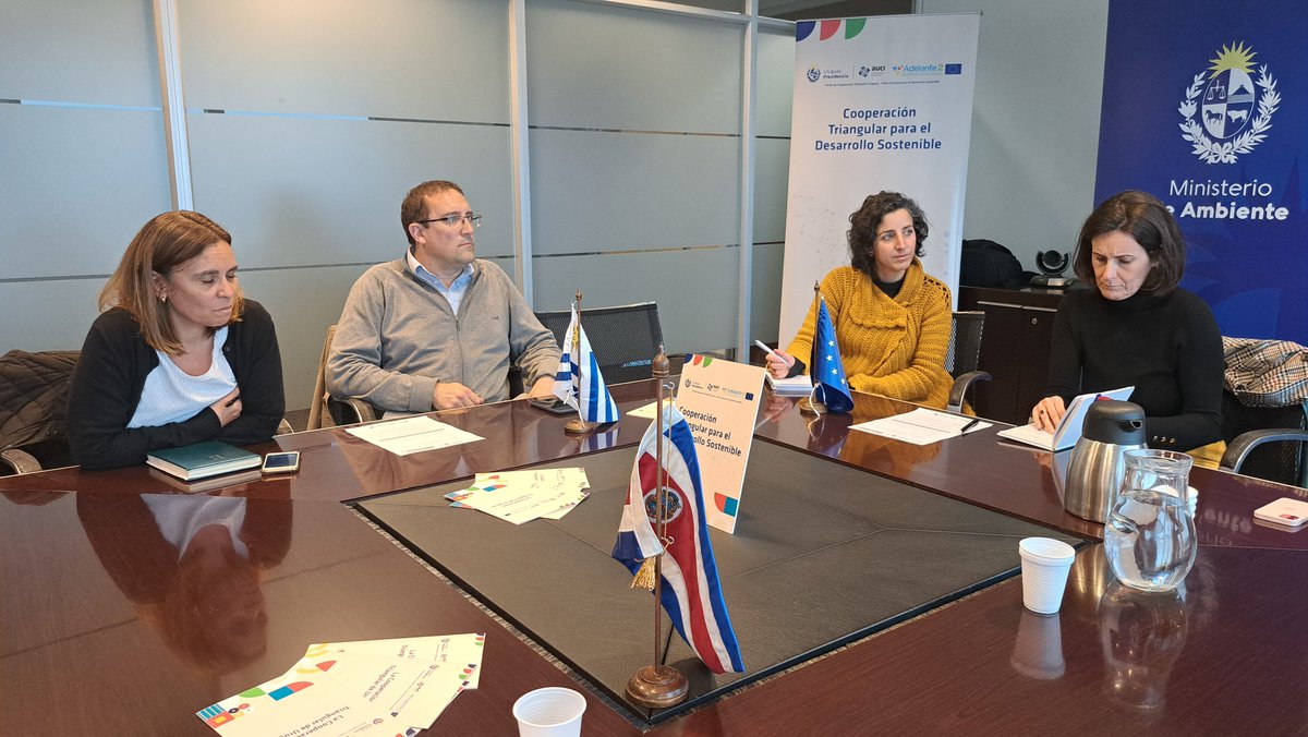 AuciUruguay's tweet photo. Equipos de #DINACEA del @MAmbienteuy y #SETENA del @CRMinae realizaron intercambio sobre evaluación de impacto ambiental en el marco de la #CooperaciónTriangular cofinanciada por la #UE, a través de EU @ADELANTE_UE_ALC e implementada por #AUCI #FondoUeAuci #Agenda2030. https://t.co/BeD2PmlmV7