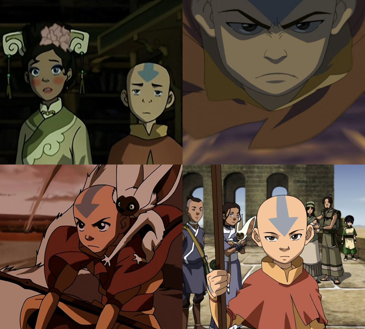 aangdaily's tweet photo. Aang during the lost Appa arc was on demon time 💀 bro was fed up with everyone’s bullshit https://t.co/8k3VqjCKuC