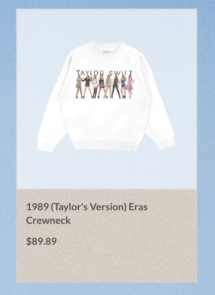 shelovehowiflex's tweet photo. 🚨 TAYLOR SWIFT 1989 MERCH GIVEAWAY !🚨

- giving away the 1989 eras crewneck 
- rt, like, follow and comment! 🩵🩷

Ends on Oct 30th! Good luck!!! https://t.co/LMZSVbXaIg