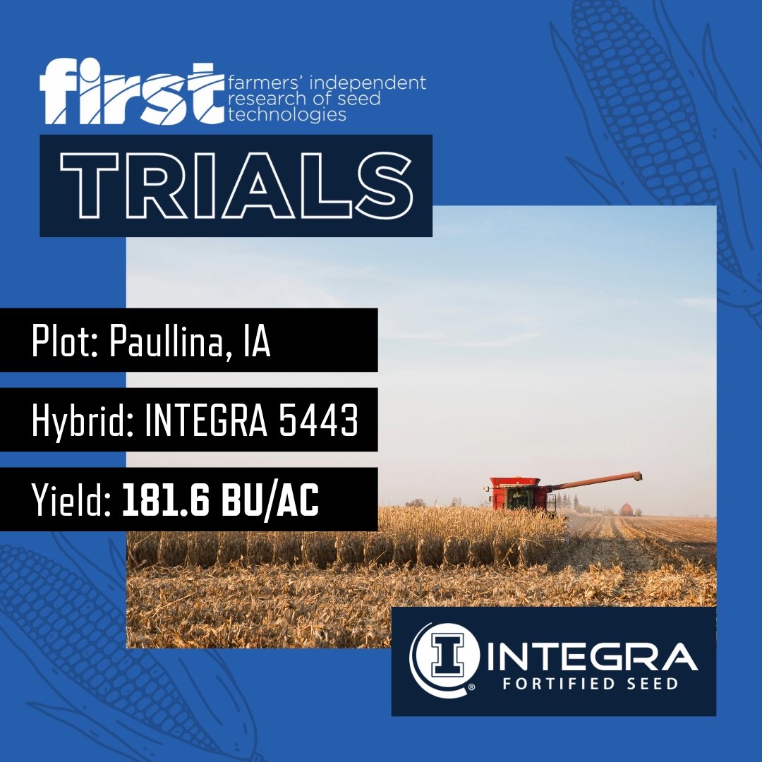 FIRST Trials (Early) - Paulina, IA #corn 🌽🥇#bushelUP