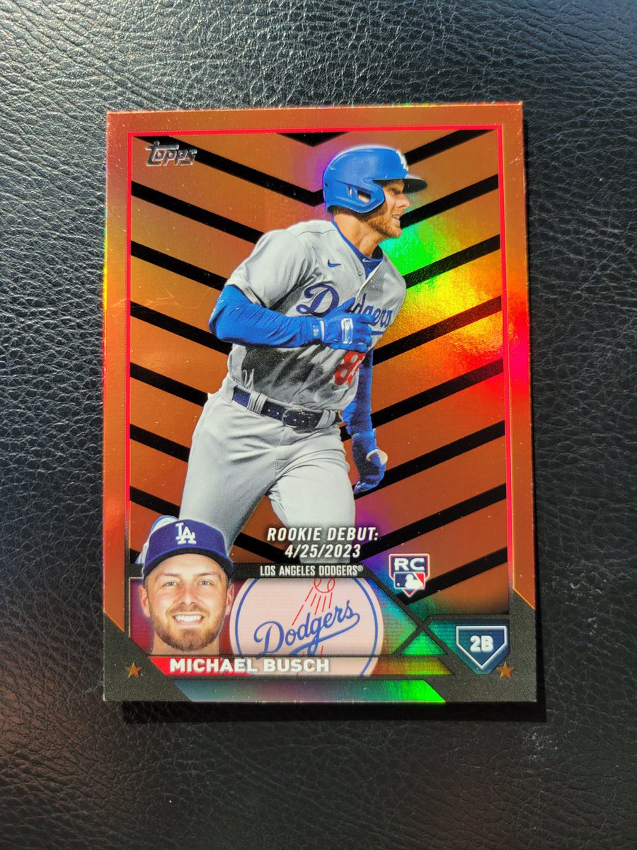 adamAPpeters's tweet image. Michael Busch Orange/black
$5 pwe