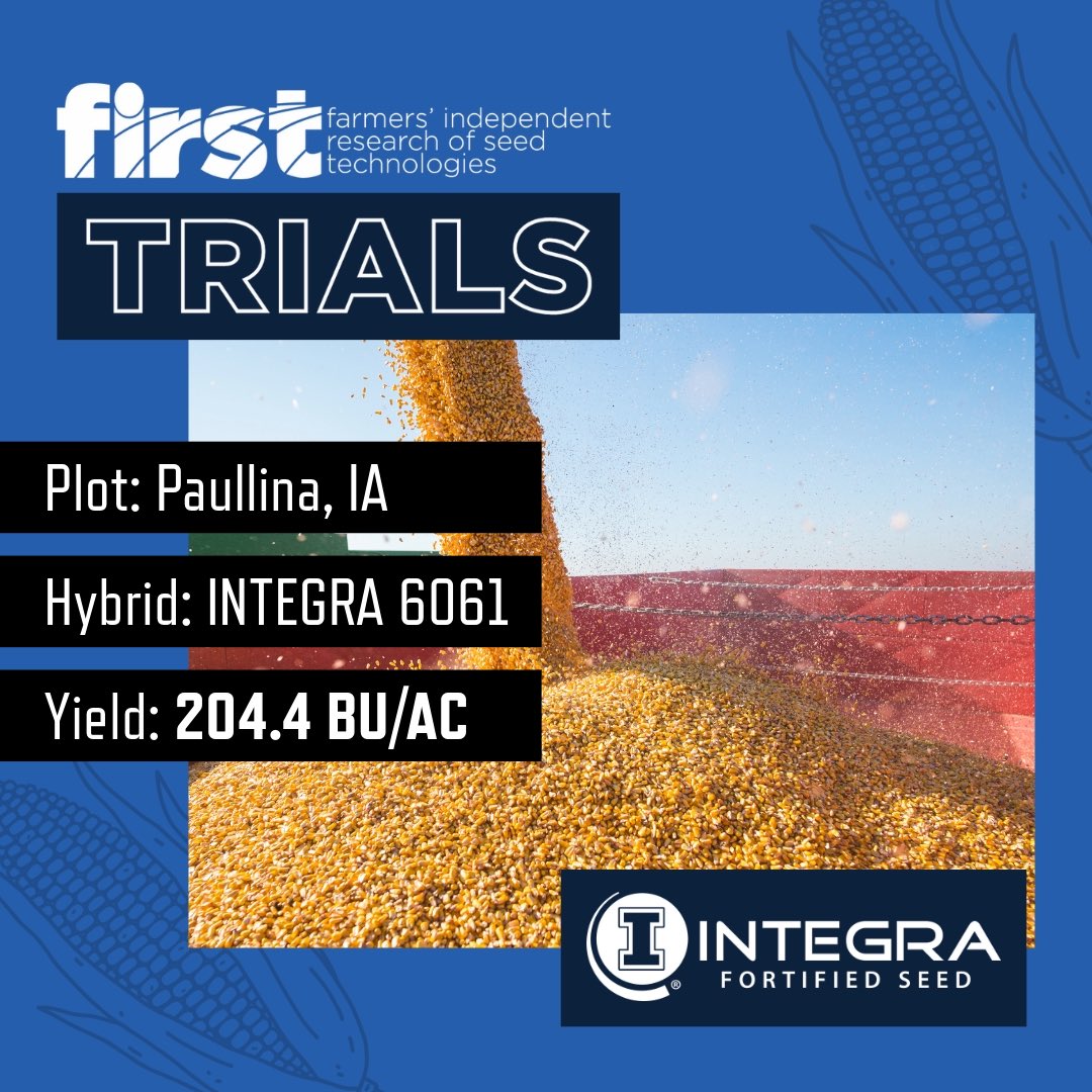 FIRST Trials (Late Maturity) - Paulina, IA #corn 🌽🥇#bushelUP