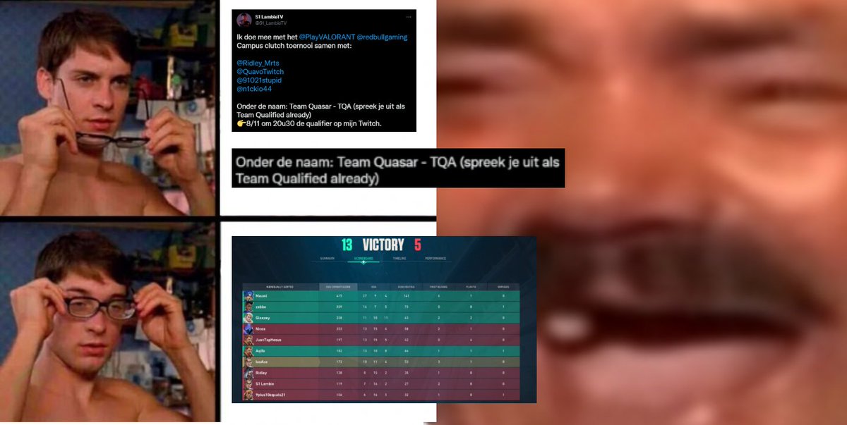 Looks like we'll be facing 
<a href="/lambie_tv/">LambieTV</a> and the rest of Thomas More  in the finals of qualifier 2.

Let me just give you a quick reminder what happened last time we faced Lambie

Vamos Osiris!!