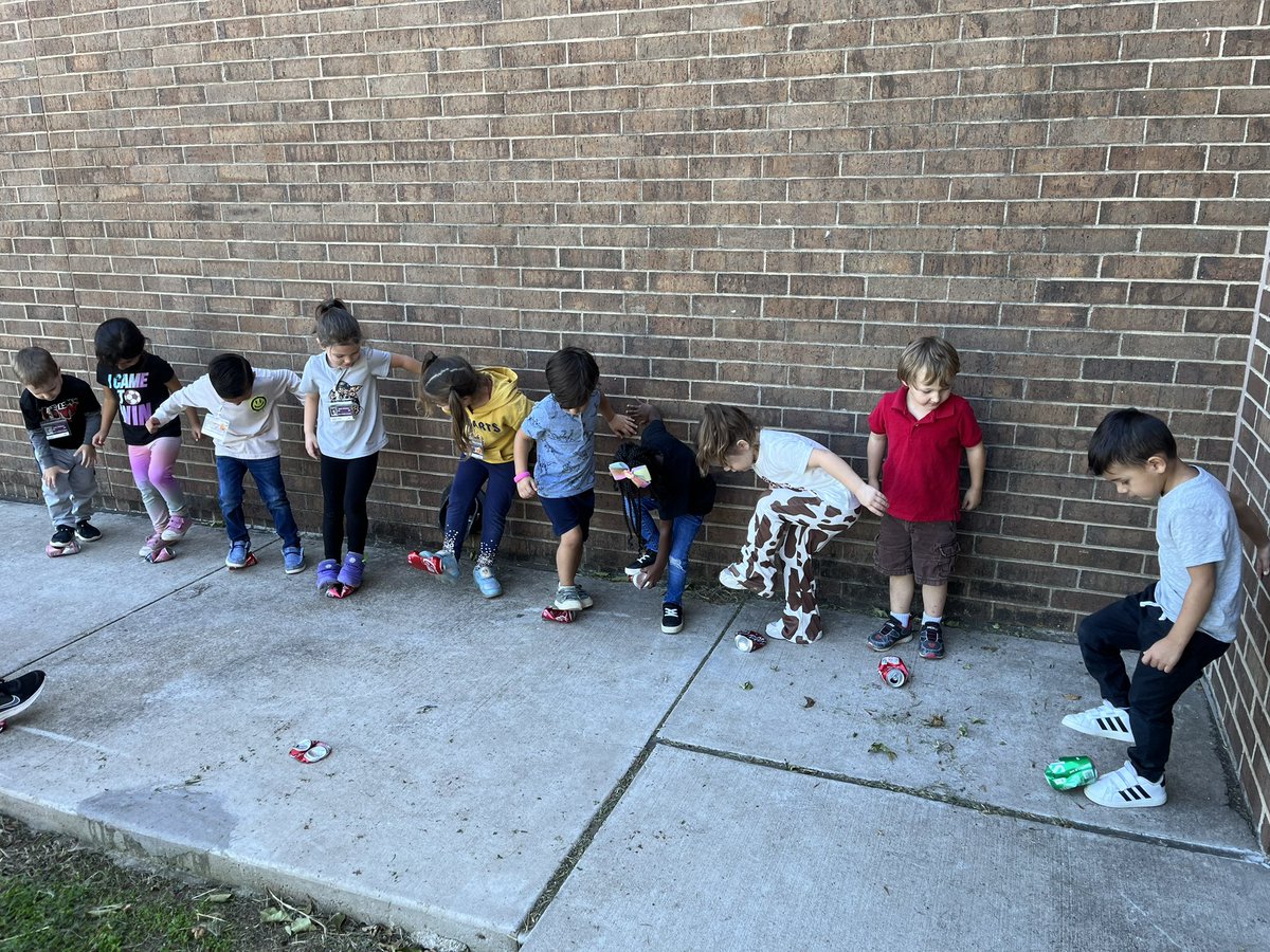 Students at Emma Roberson Early Learning Academy are collecting and crushing  aluminum cans to encourage recycling. Money raised will help plant a tree on our campus. <a href="/granburyisd/">Granbury ISD</a> <a href="/emmaelem/">Emma Roberson Elementary School</a>