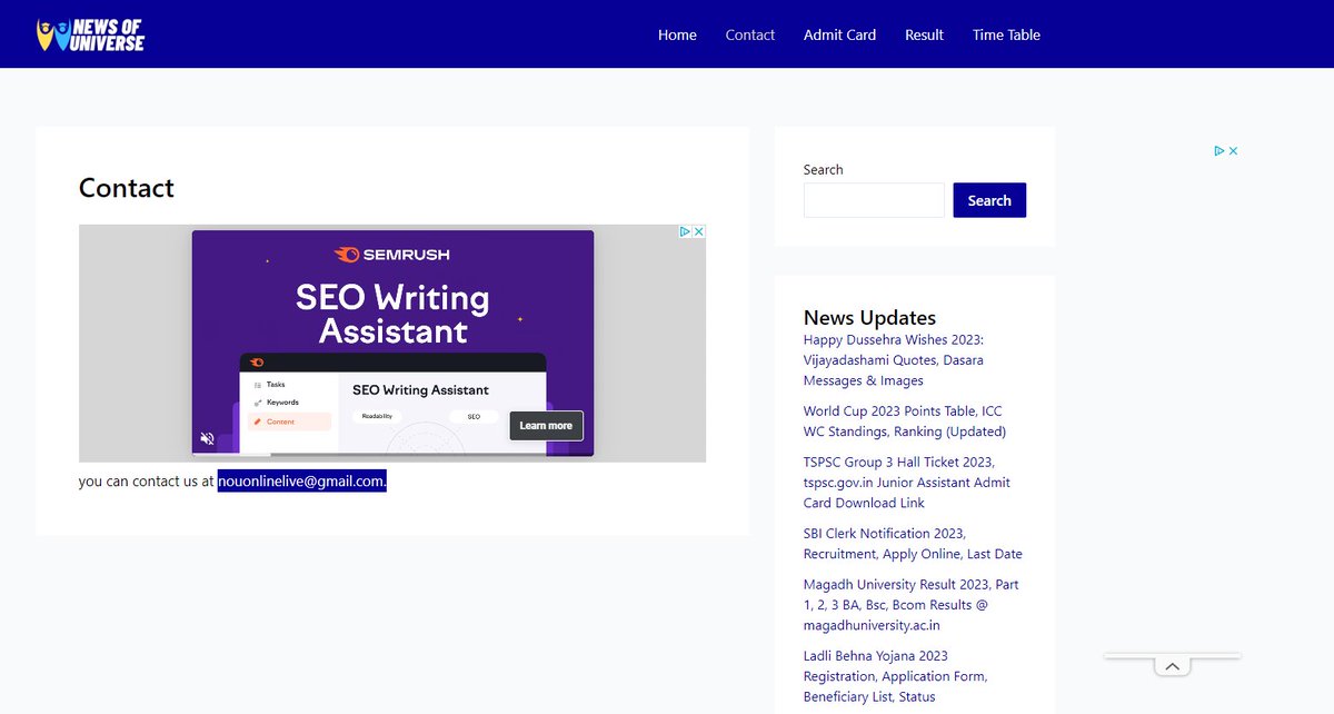 DivySEO's tweet photo. - Canada based search queries are featuring these sites which are originally from India.
- Filled with ads even if you click on homepage button.
- No source of information linked.
-  If you open about us page - says original site for department is totally different. https://t.co/T2H7AdC7ek