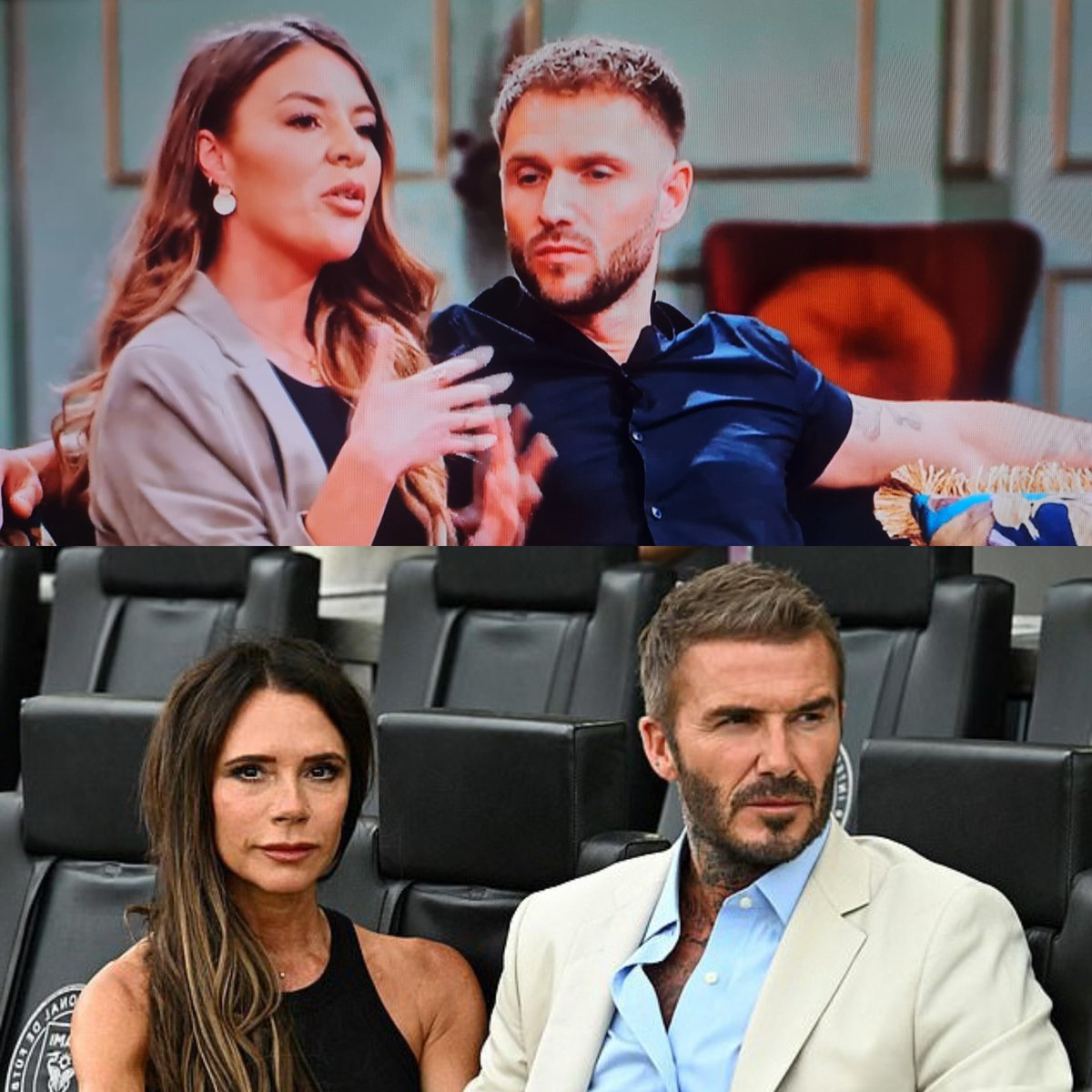 WingmanYan's tweet image. Why does Laura and Arthur remind me of Victoria and David Beckham? #MAFSUK