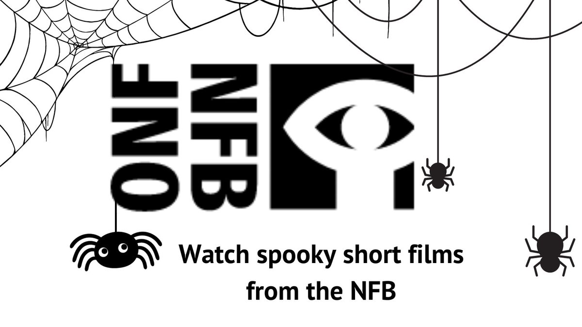 VCCLib's tweet photo. Use your @myvcc login to watch ooky spooky short films from NFB Canada, via VCC Library:  https://t.co/xLEiGxwKMQ https://t.co/DpaGjSmq7K