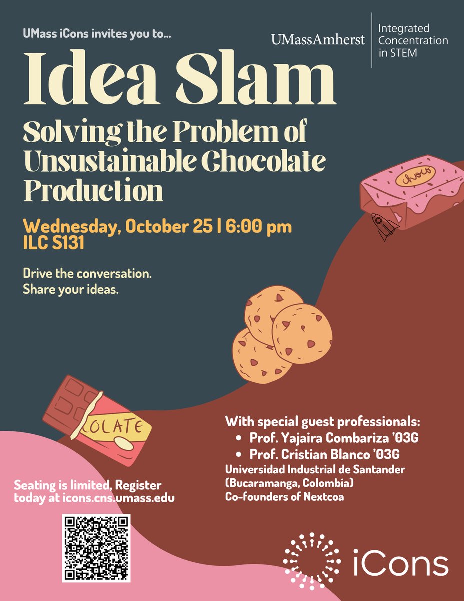 The 2023 Idea Slam, presented by UMass iCons, is Wednesday, Oct. 25. Info and register: icons.cns.umass.edu/news-events/ev…
