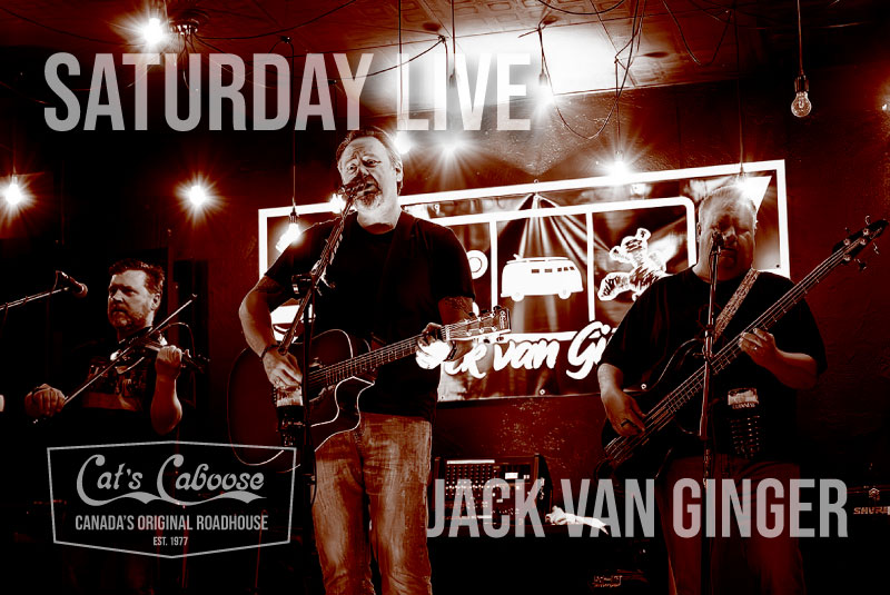 Saturday live music 9pm-12am with Jack van Ginger... all aboard!