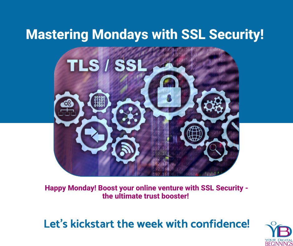 YourDigitalBeg's tweet image. Secure Your Success: SSL Protection!

Conquer the week with SSL Security! 🌟🔐 Elevate trust and safeguard your online venture. Start strong! 💡🚀

#MondayMotivation #SSLProtection #SSLSecurity #SSLTechnology #SafeBrowsing #websecuritytips #WebProtection #OnlineSecurity