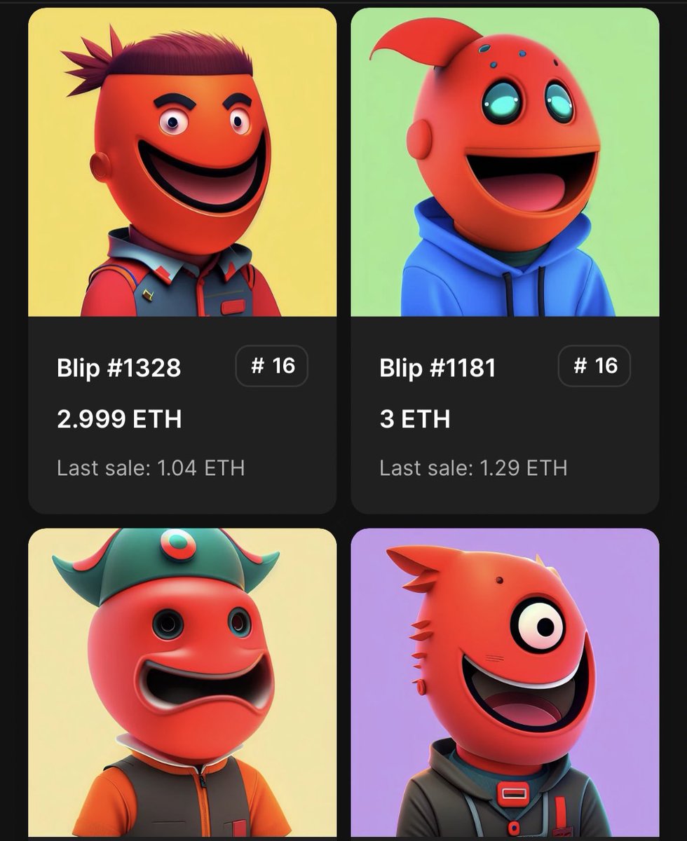 bennyginz's tweet image. LETS F'ING GOOOOOOO!!! RED #BLIPS NOW HAVE A 3ETH FLOOR!!!!!!! ❤️‍🔥🚀

@Blips_xrp are the future 🖼️💎🌌

p.s. Only 2 reds at 3eth... then floor jumps to 5eth 😮‍💨🔥

B  A  N  K      O  F      A  U  T  I  S  M
                   💰🏦💰