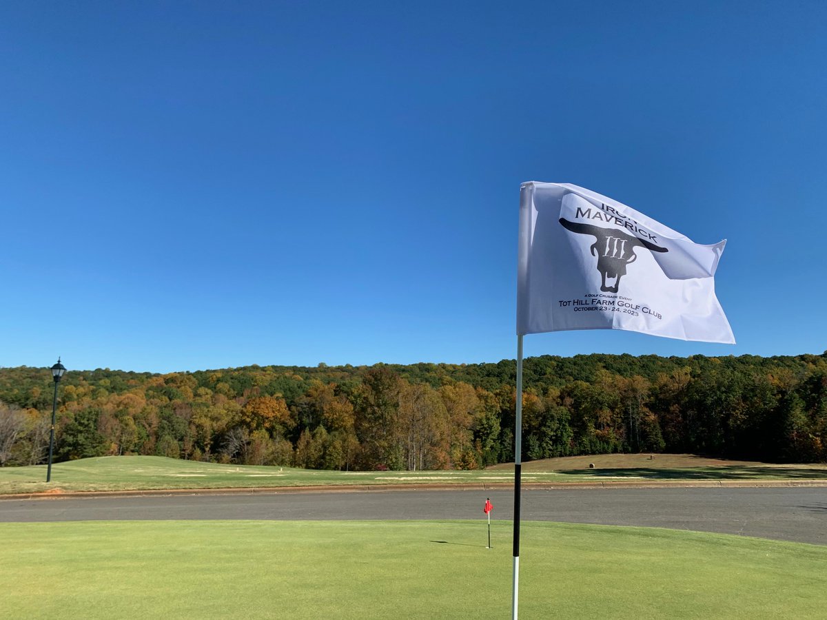 Fall in the Uwharrie Mountains: Perfect time for nearly 200 Mike Strantz aficionados to travel from as far as Nebraska to play <a href="/tothillfarm/">Tot Hill Farm Golf Club</a> in Iron Maverick. Asheboro course opened in 2000 and now under new ownership with total agronomic/infrastructure renovation. <a href="/GolfCrusade/">GolfCrusade</a>