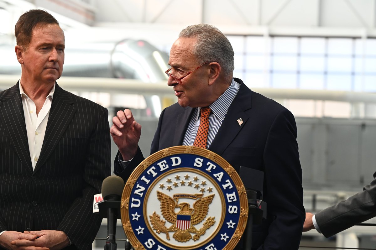 Thank you @SenSchumer & @RepBrianHiggins for your advocacy! As we celebrate our region being named a federal tech hub, UB is excited to work with our consortium partners to leverage #UBuffalo’s faculty expertise, accelerate semiconductor manufacturing & enhance national security.