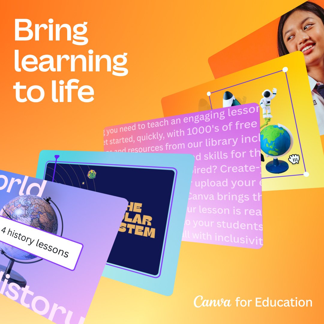Exciting News from Canva for teachers all around the globe! 🚀 We're thrilled to announce that Canva is now the ultimate all-in-one platform for teachers, empowering them to create engaging lessons with ease. Discover our latest announcement here: canva.com/newsroom/news/…