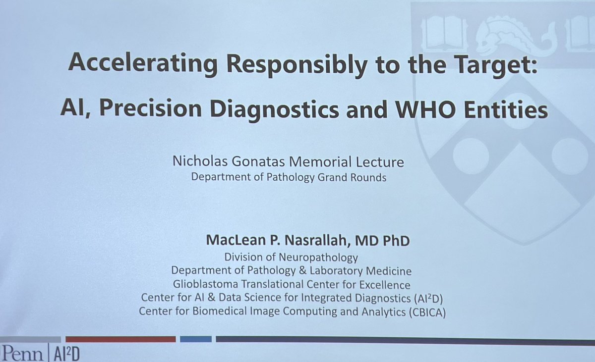 George J. Netto MD (@drnetto) on Twitter photo A very inspiring Nicholas Gonatas Memorial Lecture by <a href="/PennPathLabMed/">Penn Path & Lab Medicine</a> star faculty Maclean Nasrallah MDPhD on the future of Precision Neuropathology !
<a href="/PennMedicine/">Penn Medicine</a> <a href="/Pathologists/">CAPathologists</a> <a href="/ESP_Pathology/">European Society of Pathology (ESP)</a> <a href="/TheUSCAP/">USCAP</a> A very inspiring Nicholas Gonatas Memorial Lecture by <a href="/PennPathLabMed/">Penn Path & Lab Medicine</a> star faculty Maclean Nasrallah MDPhD on the future of Precision Neuropathology !
<a href="/PennMedicine/">Penn Medicine</a> <a href="/Pathologists/">CAPathologists</a> <a href="/ESP_Pathology/">European Society of Pathology (ESP)</a> <a href="/TheUSCAP/">USCAP</a>