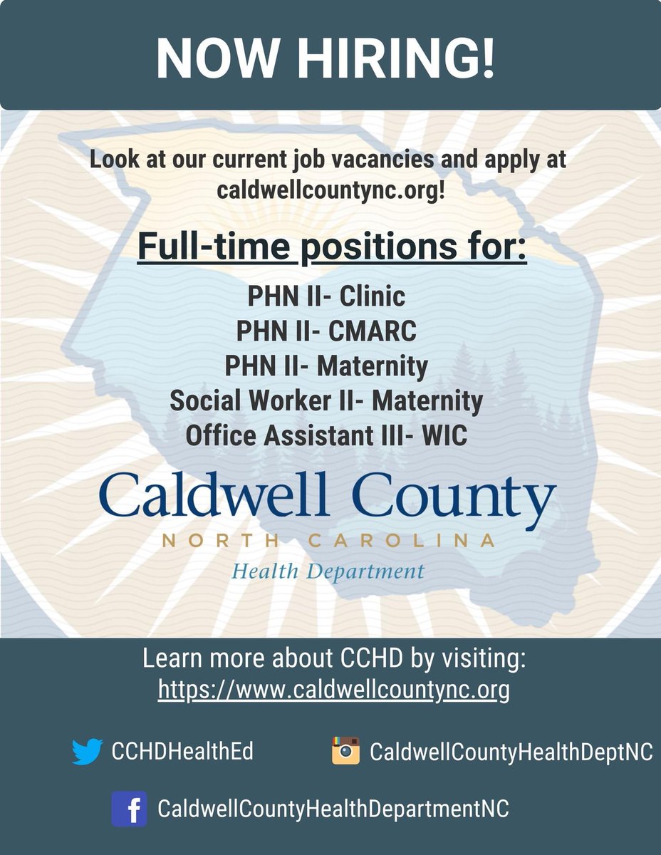 Caldwell Health Dept tweet media