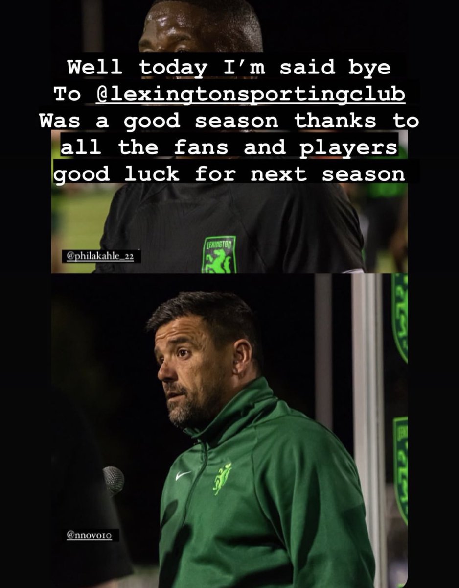 Thank you for everything you’ve done for our club and community while you were here @nnovo1010 . You’ll always have a home amongst the LSC faithful! 💚 #LexGo