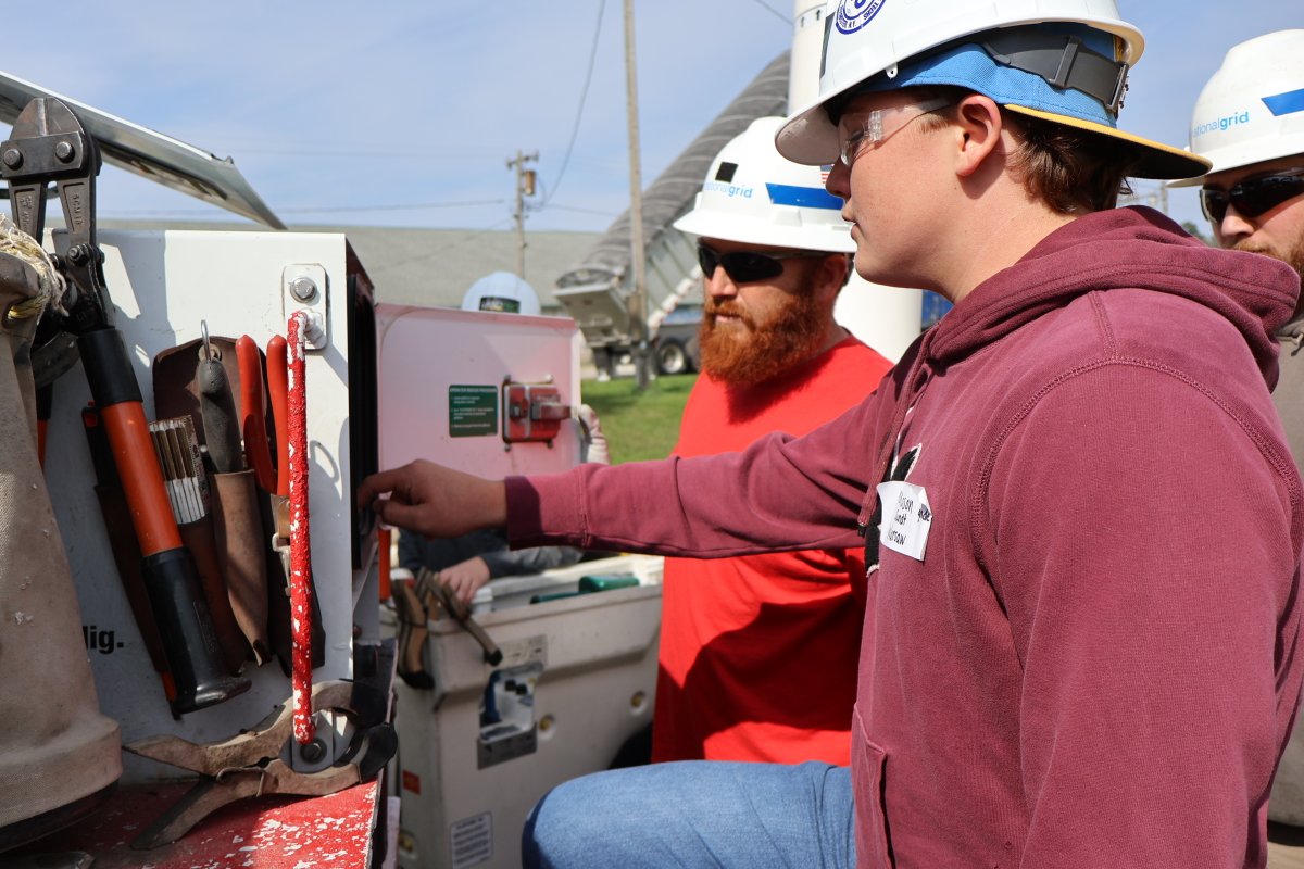 Thank you to our Platinum Sponsor <a href="/nationalgridus/">National Grid US</a>   for their continued support of workforce development! Seeing how excited our youth get at the linemen demonstration is a highlight of every GLOW With Your Hands Manufacturing Event!