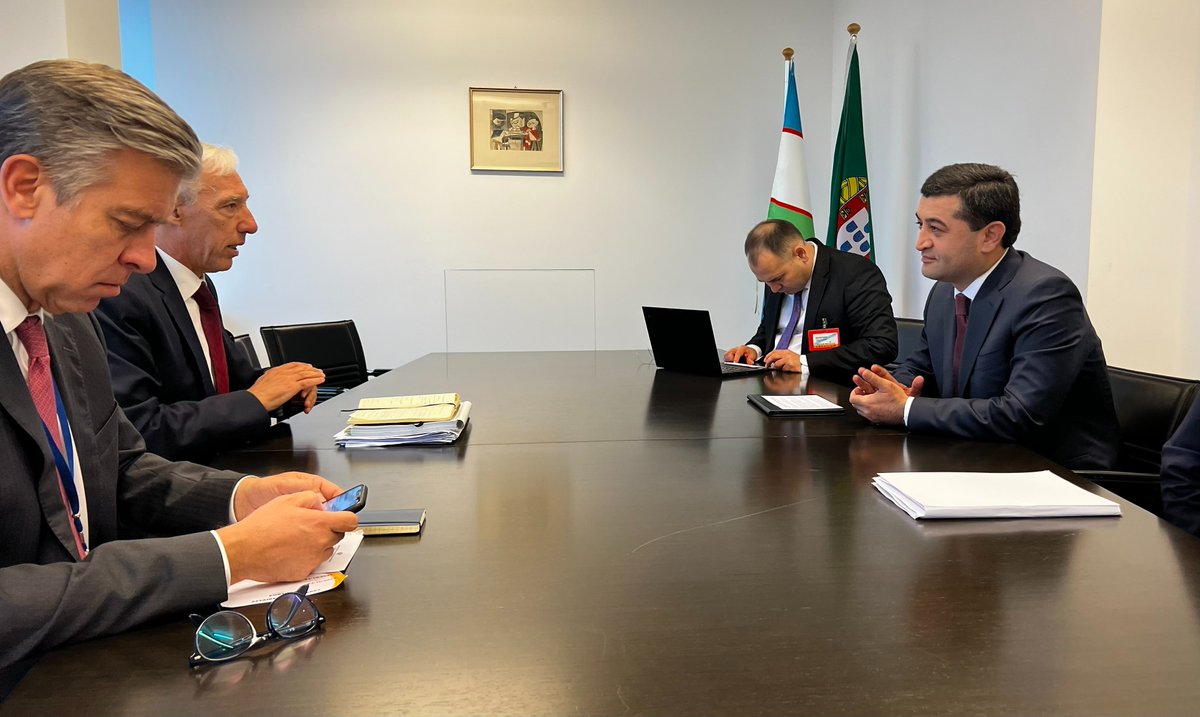 Strengthening political dialogue, intensifying and institutionalizing trade, economic and investment cooperation, as well as fostering cultural and tourism exchanges were on our agenda of the meeting with the Foreign Minister of Portugal H.E. João Gomes Cravinho. *** Portugaliya…