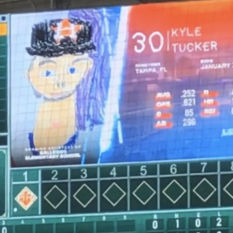 AstrosTroll's tweet photo. 2023 postseason Kyle Tucker be like: https://t.co/b5a4LY5Imp