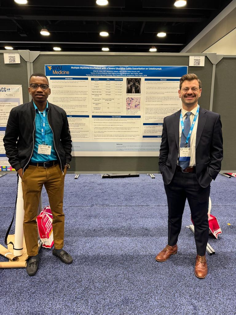 Ayowumi Adekolu, MD (@ayoadekolu) on Twitter photo Grateful to be able to present our research at <a href="/AmCollegeGastro/">ACG</a> <a href="/EthanCohenMed/">Ethan M. Cohen, MD</a> <a href="/ImWvu/">WVU IM Residency</a> <a href="/wvudeptofmed/">WVU Department of Medicine</a> <a href="/shailsingh/">Shailendra Singh</a> <a href="/ShyamTMD/">Shyam Thakkar, MD</a> <a href="/blackingastro/">ABGH</a> Grateful to be able to present our research at <a href="/AmCollegeGastro/">ACG</a> <a href="/EthanCohenMed/">Ethan M. Cohen, MD</a> <a href="/ImWvu/">WVU IM Residency</a> <a href="/wvudeptofmed/">WVU Department of Medicine</a> <a href="/shailsingh/">Shailendra Singh</a> <a href="/ShyamTMD/">Shyam Thakkar, MD</a> <a href="/blackingastro/">ABGH</a>