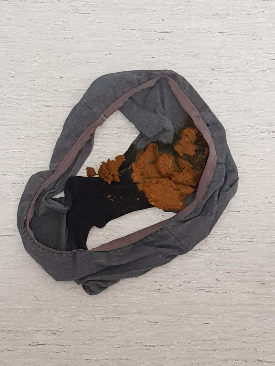 OnyxMagenta's tweet photo. I got horny and pooped myself  afterwards I rubbed my poop in real good on my ass and into my panties  and after that I  felt a little extra horny so I played with my dildo for a good 45 minutes. best feeling ever!😜❤ #pantypoop #poop #rubbing #adulttoy https://t.co/zBOgPeINFB