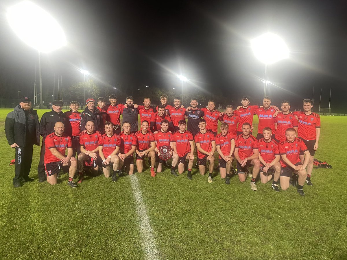 Well done to the reserves who won the Fr Davies shield tonight in Cherryvale against Bredagh, congratulations to the players and management 🔴⚫️