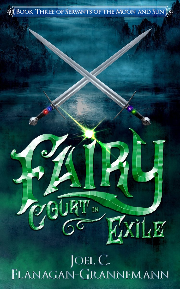 Fairy Court in Exile is out now!
Available in ebook, paperback, hardback, and audiobook.
Thrown into much more prominent roles as defenders of the mountain, Min and Elanor must fight not only enemies from without and within the mountain, but also their own pasts.