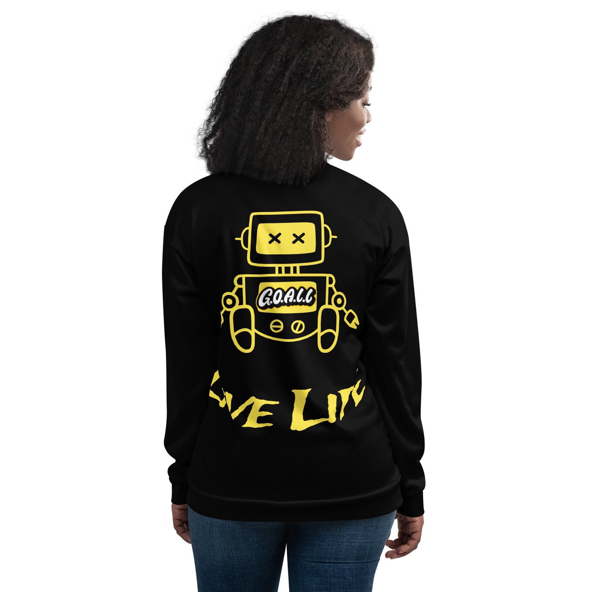 JovonRay's tweet photo. Bomber jacket for the lite weather change Go Out And Live Life https://t.co/teE2CBwJj4 #jacketoftheday link in bio @goallapparel #GOALLAPPAREL https://t.co/ToYGR1m2hW