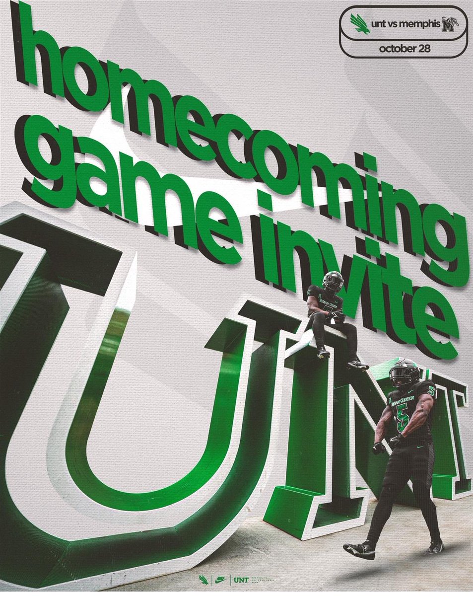 Thanks for the invite! <a href="/MeanGreenFB/">UNT Football</a>