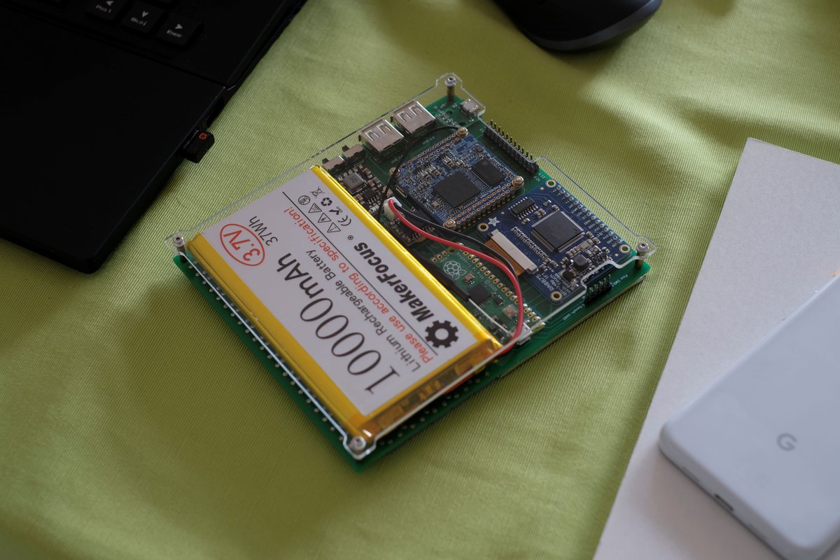 dfrobotcn's tweet image. 🚀 Discover "HaLiTerm", a Handheld Linux Terminal! NanoPi + Raspberry Pi Pico, 15-hour battery, 256 colors. Portable Linux magic at your fingertips! 🔍 gao.ee/cvbb9 #HaLiTerm #PortableLinux @hackaday