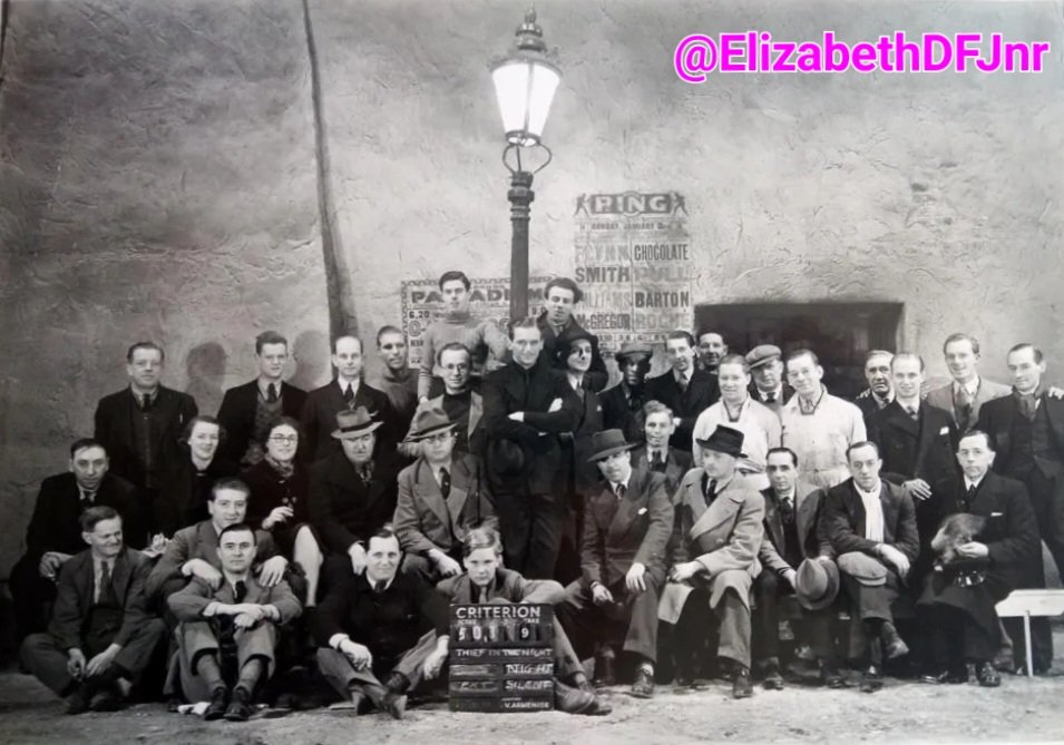 ElizabethDFJnr's tweet photo. New to my #DFJcollection is this fantastic photo of the crew for THIEF IN THE NIGHT aka JUMP FOR GLORY aka WHEN THIEF MEETS THIEF (1937). The film was directed by Raoul Walsh and produced by Doug's own production company, Criterion #DailyDoug https://t.co/9zLEma9jk5
