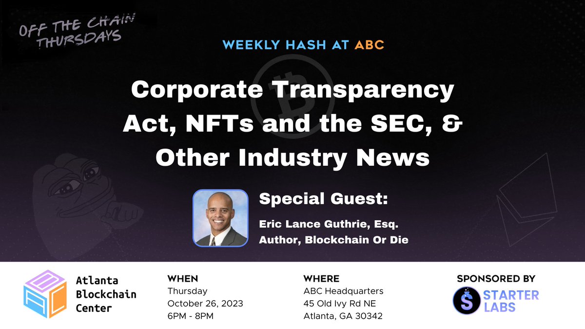 Atlanta Blockchain Center tweet media