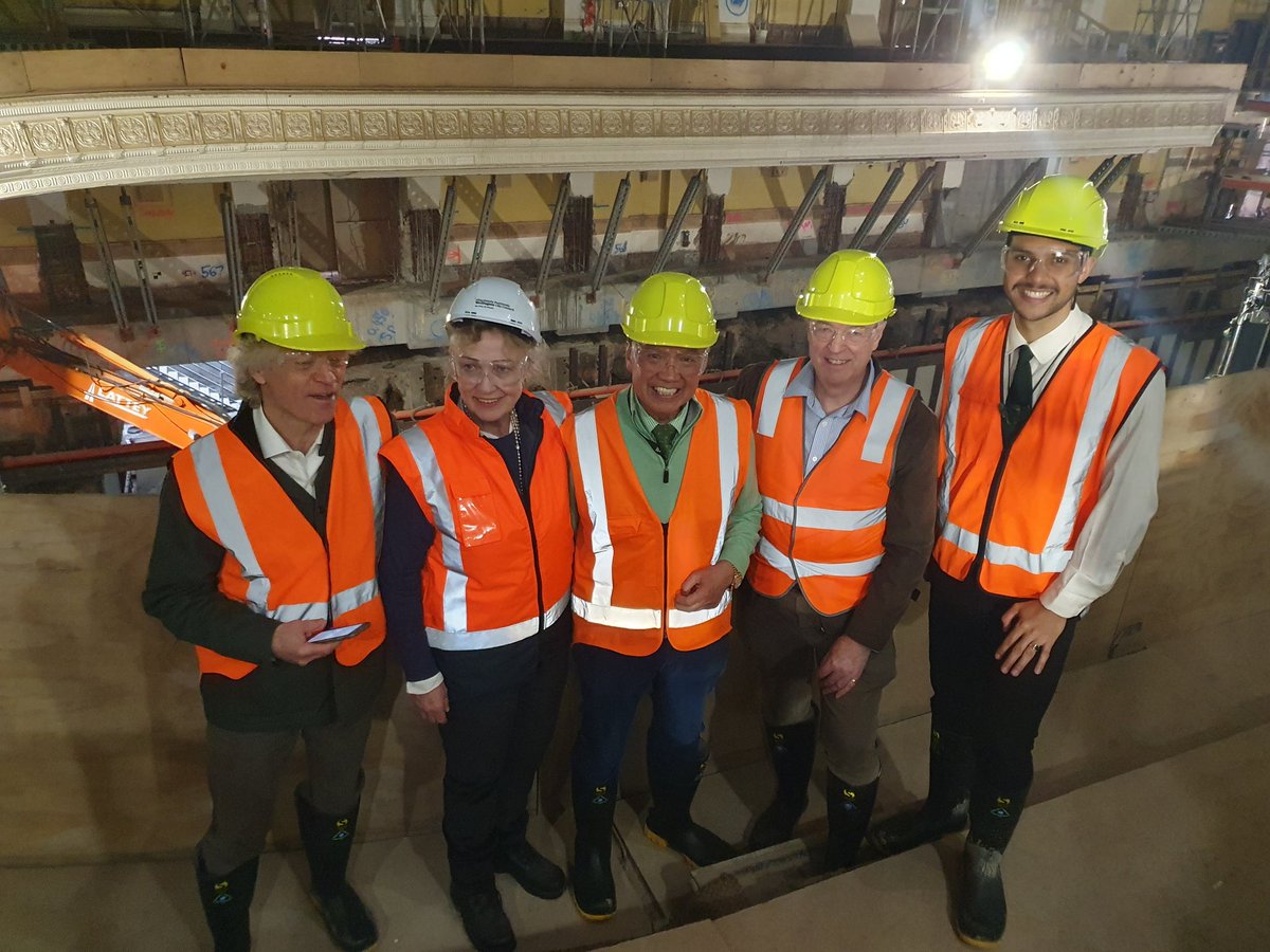 The Town Hall is the big WCC decision for tomorrow. Today councilors visited the site to see what had been done and get an understanding of where the extra funding is needed.