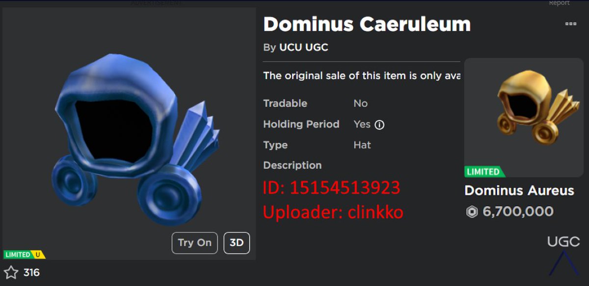 Dominus Aureus - Roblox