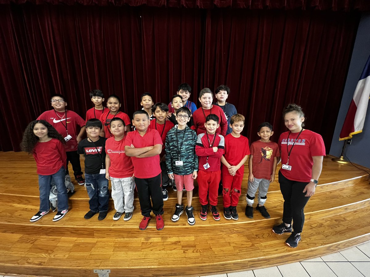 “Red”y to say no to drugs! #houstonhasliftoff