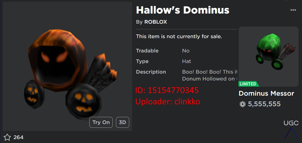 I Bought Another Dominus (Roblox Halloween Dominus)