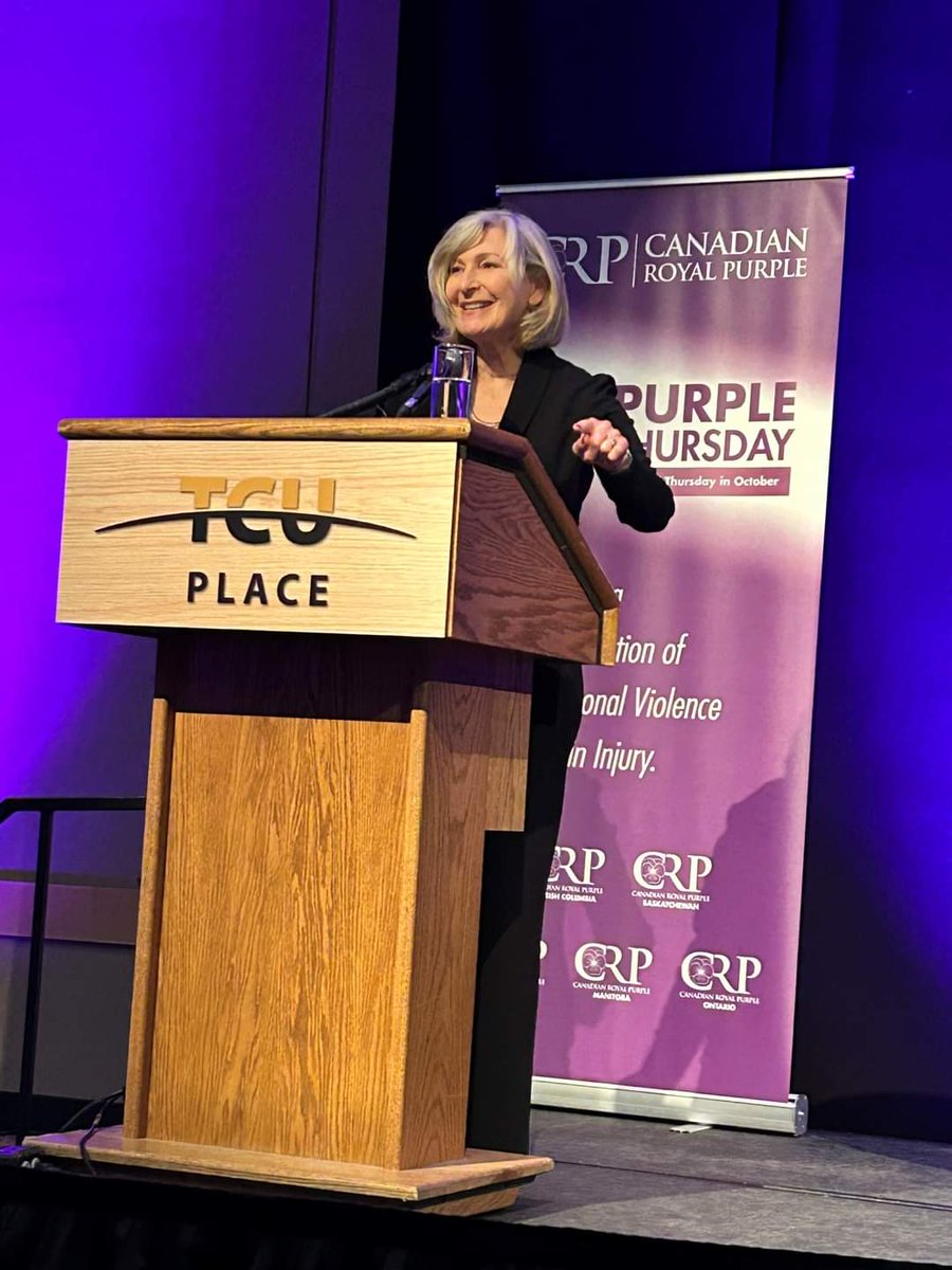 1st National Purple  Thursday Symposium in Saskatoon with Anna Maria Tremonti!