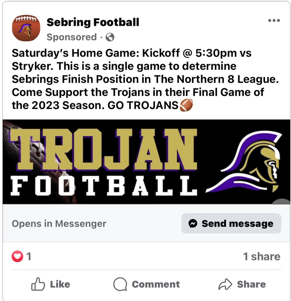 Go Trojans 🏈