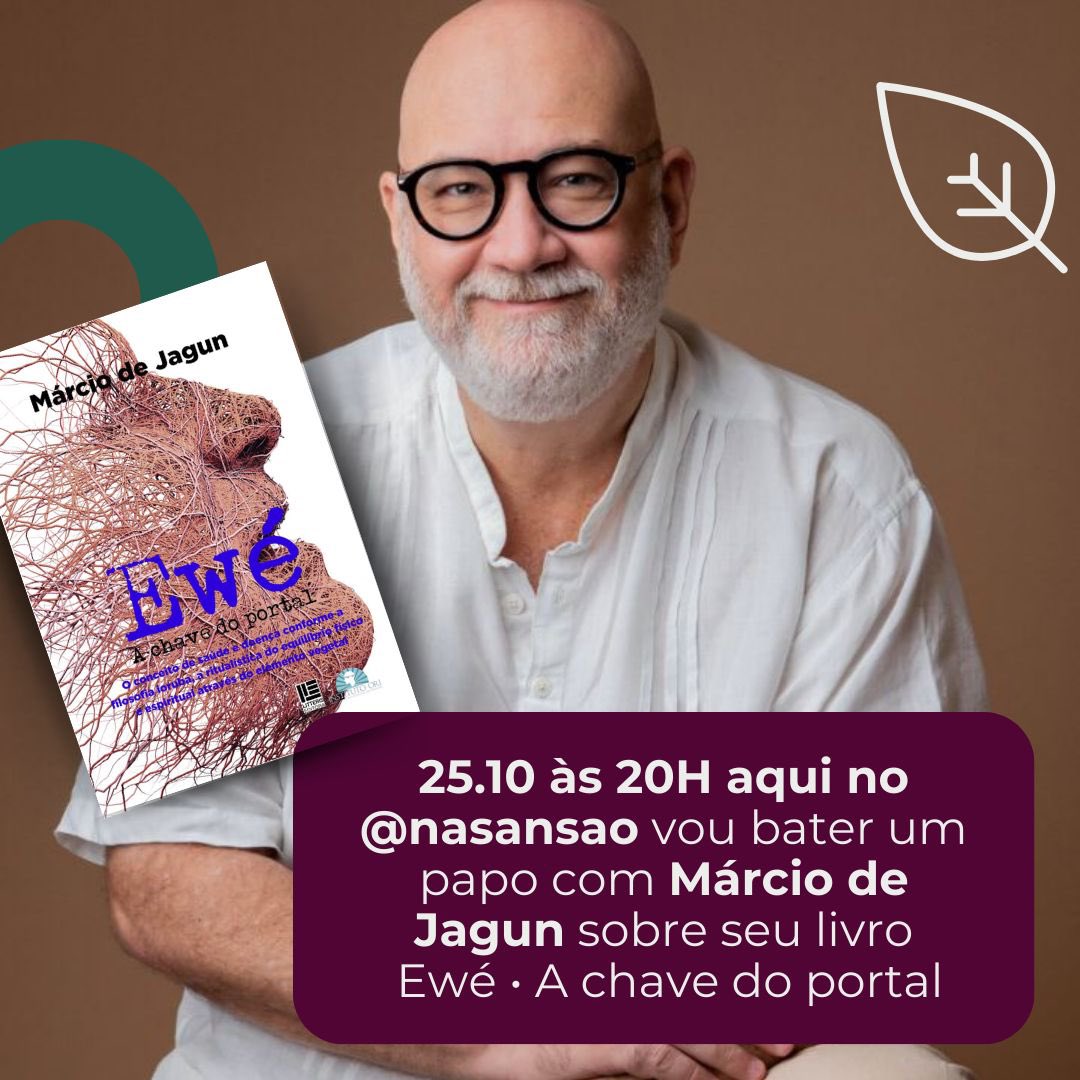 JagunMarcio's tweet photo. Anote na agenda! Será um papo super bacana com a querida @nasansao 

Quarta-feira dia 25/10 às 19hs no perfil do Instagram @nasansao

#live #ewe #chavedoportal #imperdivel #livros #cultura #culturaancestral https://t.co/bkSH8JBzaQ