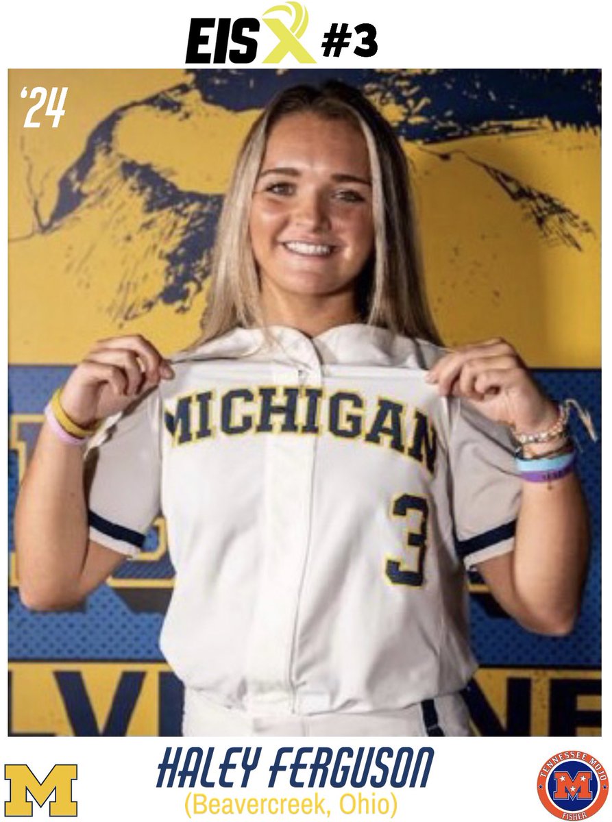 FISHERFASTPITCH's tweet photo. Congrats to @HaleyFerguson31 (Beavercreek, Ohio / @umichsoftball), as she has been selected by @ExtraInningSB as one of the top players in the ‘24 Class, coming in at #3, overall! Proud of this STUD!!
#FERGS #GoMoJo https://t.co/58CHtHPubH