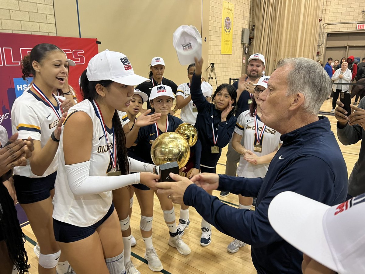 It’s back home! Congrats to our @QCC_CUNY Tigers for winning the Women’s Volleyball @cunyac #Championship 

@QCC_Athletics 

#TheCityPlaysHere #QCCProud #CUNY #QCC