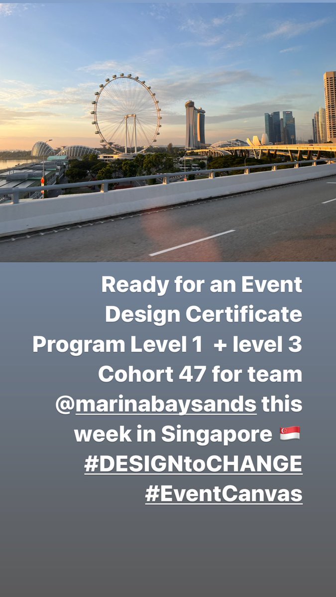 EventDesignCol's tweet photo. We’re back in 🇸🇬 Singapore for an EDC level 1 + level 3 program this week 23-29 Oct 2023 for team @marinabaysands + their clients. Let us know if you’re in town and keen to meetup with founders @roelfrissen + @RuudWJanssen. Let’s #DESIGNtoCHANGE + #EventCanvas https://t.co/kGxOZBPSjk