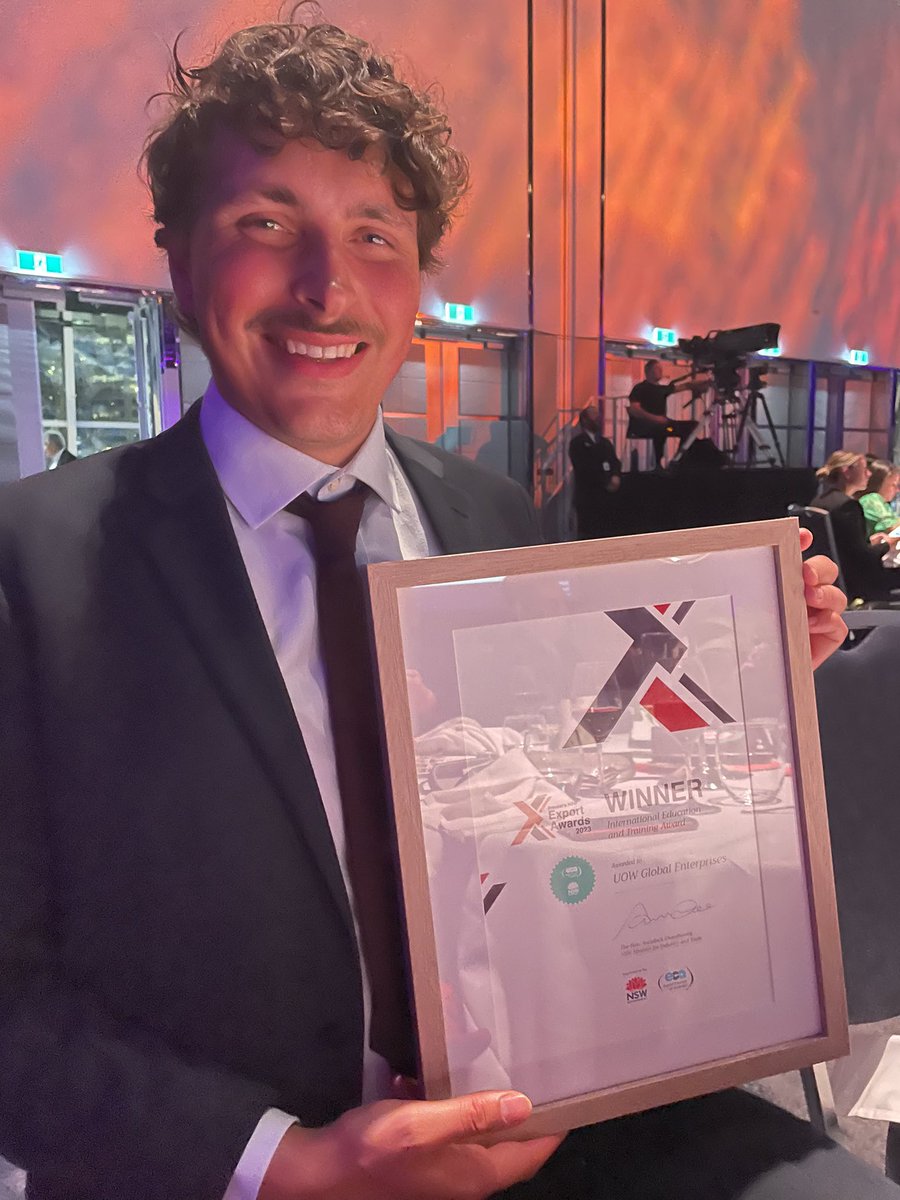 Huge congratulations 🥳 to Uni of Wollongong Global Enterprises for (once again) winning NSW Premier’s Exporter of the Year Award - International Education and Training <a href="/uow/">UOW</a>