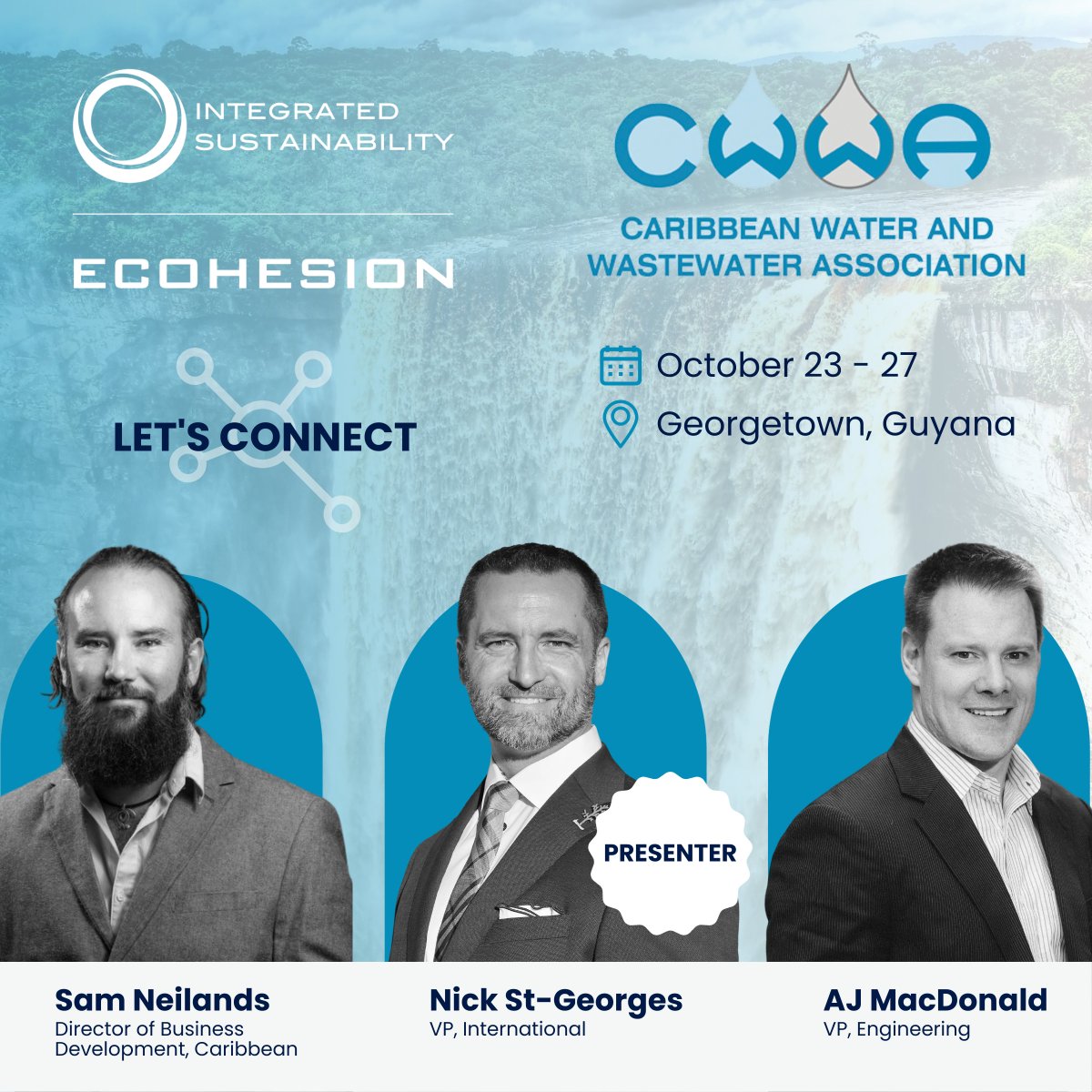 This powerhouse team will be in Guyana this week for the 2023 #CWWA Conference at the Georgetown Marriott Hotel. 

Join them for a Happy Hour event on Thursday, Oct 26, from 4 - 5 PM in the main lobby lounge bar for complimentary drinks and meaningful connections!

#CWWA2023