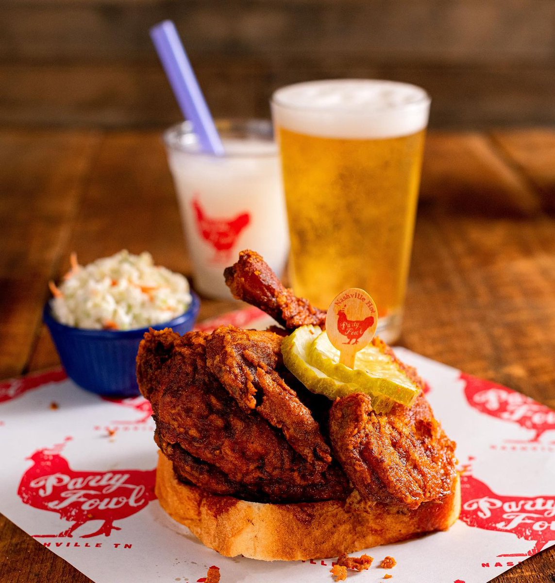 Here's your sign to get some Nashville Hot Chicken tonight! 🔥 🍗 📸: @ partyfowlnash