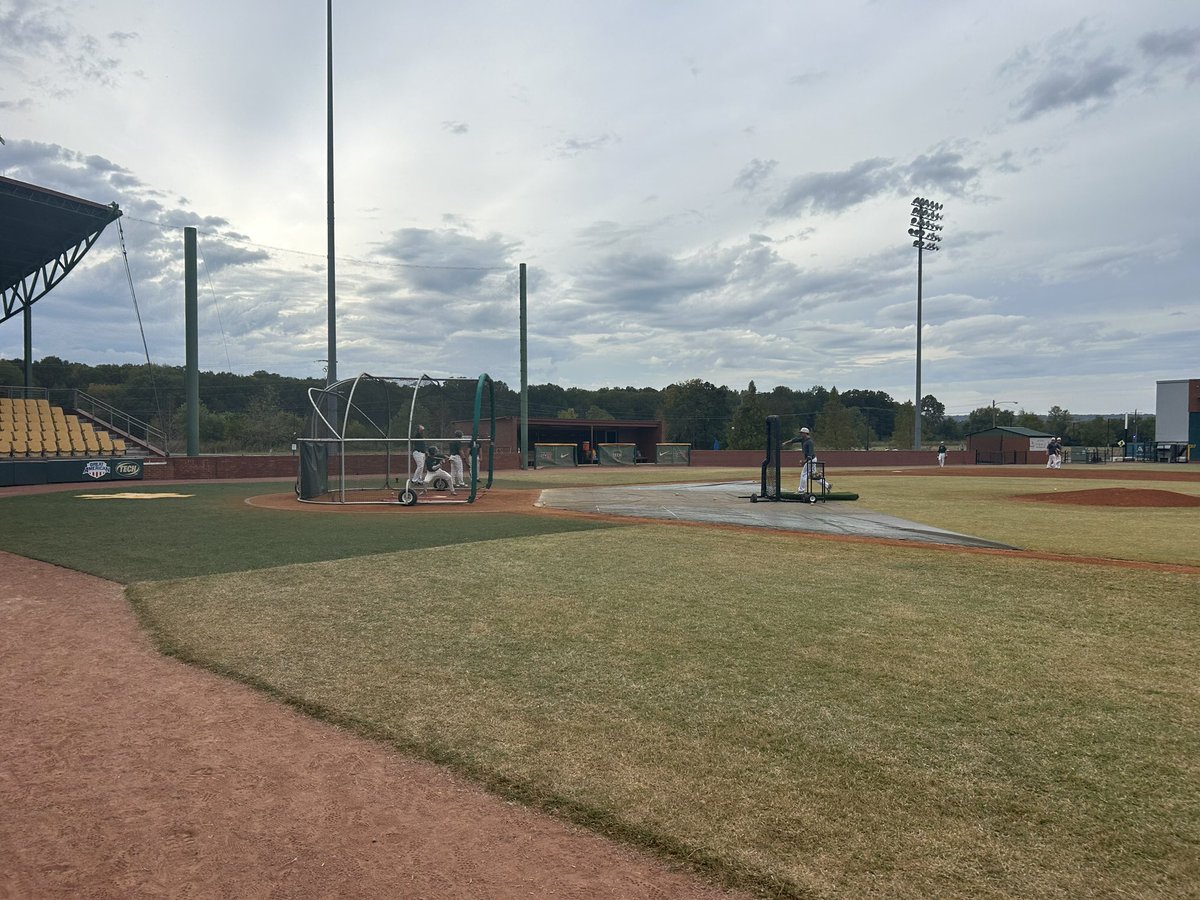 ATUBaseball's tweet photo. Fall World Series Game 2 tonight!  
6:30 at the Baz.  Gonna be another great night. https://t.co/iJEAAyu97M