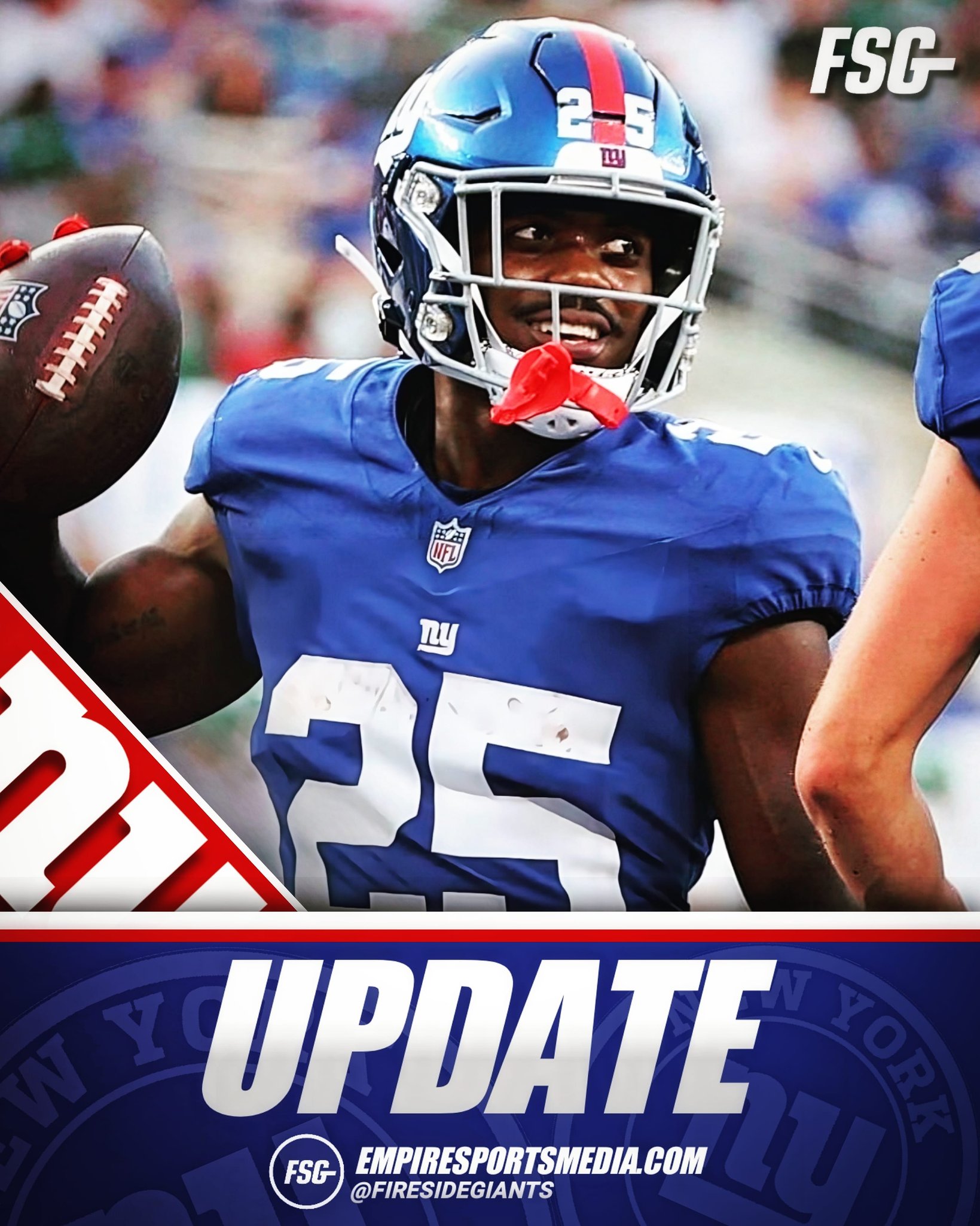 Jashaun Corbin will try to move up from Giants' practice squad - Big Blue  View