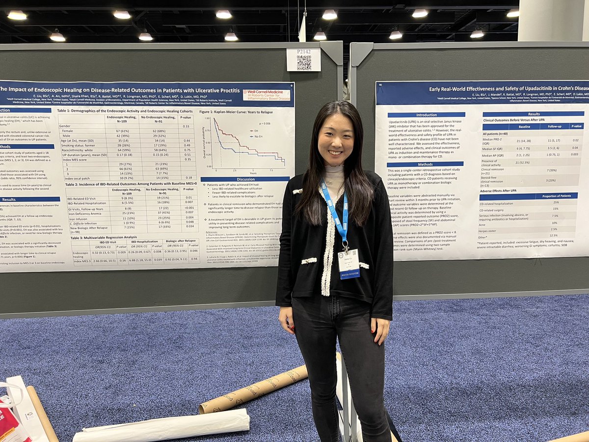 Weill Cornell Medicine IBD (@wcm_ibd) on Twitter photo Star <a href="/WeillCornell/">Weill Cornell Medicine</a> med student <a href="/estherliu610/">Esther Liu, MD</a> presenting two posters at #ACG2023. Great job! <a href="/AmCollegeGastro/">ACG</a> <a href="/RandyLongman/">Randy Longman</a> <a href="/BattatMD4IBD/">Robert Battat MD</a> <a href="/Dana_Lukin/">Dana Lukin MD, PhD</a> Star <a href="/WeillCornell/">Weill Cornell Medicine</a> med student <a href="/estherliu610/">Esther Liu, MD</a> presenting two posters at #ACG2023. Great job! <a href="/AmCollegeGastro/">ACG</a> <a href="/RandyLongman/">Randy Longman</a> <a href="/BattatMD4IBD/">Robert Battat MD</a> <a href="/Dana_Lukin/">Dana Lukin MD, PhD</a>